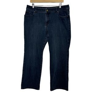 Chico’s Boot Cut Jeans Platinum Denim Ultimate Fit Chico’s Sz 3 SHORT US Size 16